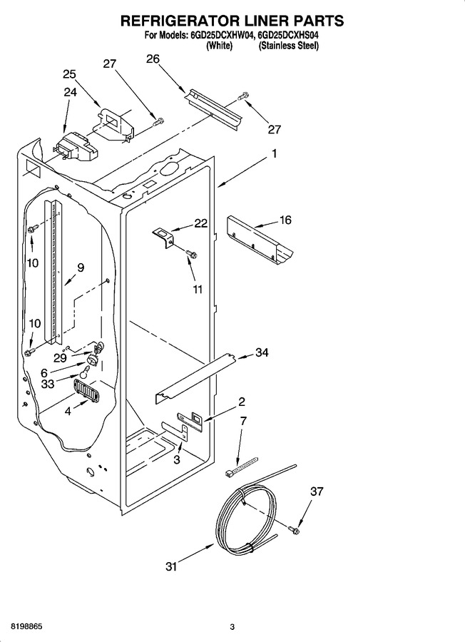 Diagram for 6GD25DCXHS04