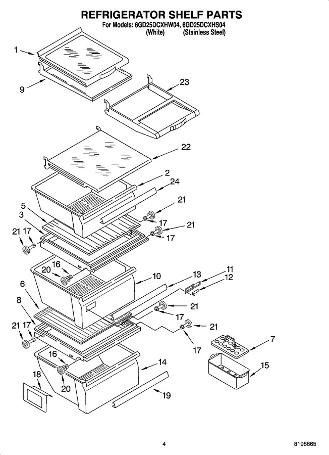 Diagram for 6GD25DCXHS04
