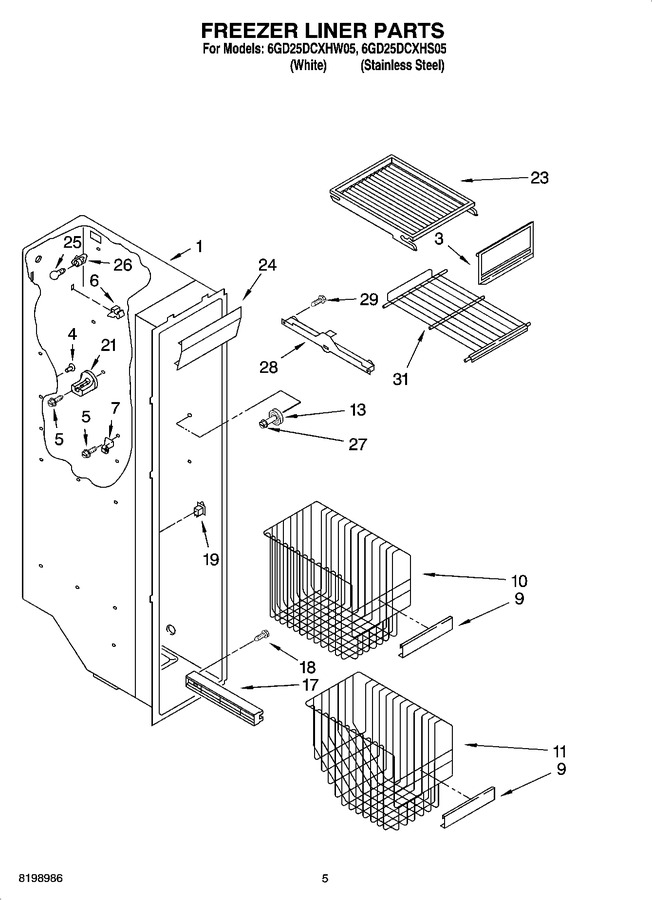 Diagram for 6GD25DCXHW05