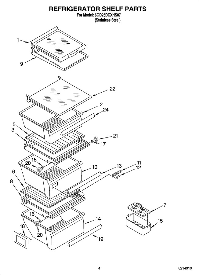 Diagram for 6GD25DCXHS07