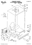 Diagram for 01 - Cabinet Parts