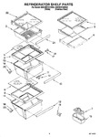 Diagram for 03 - Refrigerator Shelf Parts