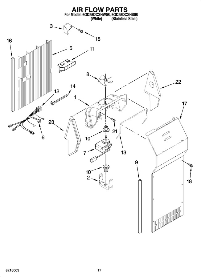 Diagram for 6GD25DCXHW08
