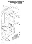 Diagram for 02 - Refrigerator Liner Parts