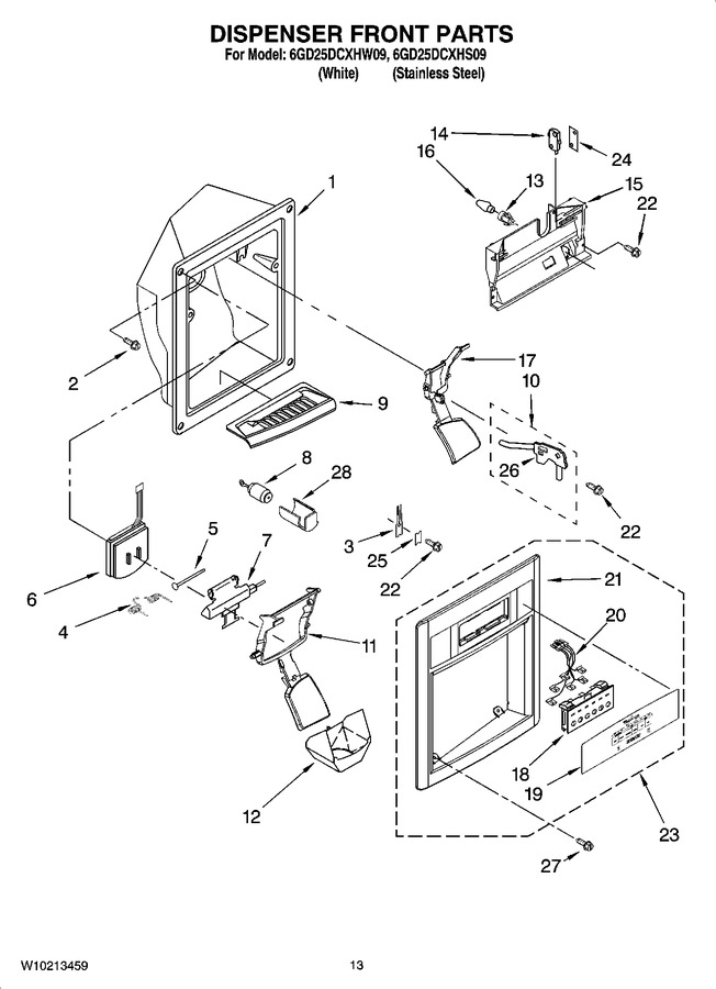 Diagram for 6GD25DCXHW09