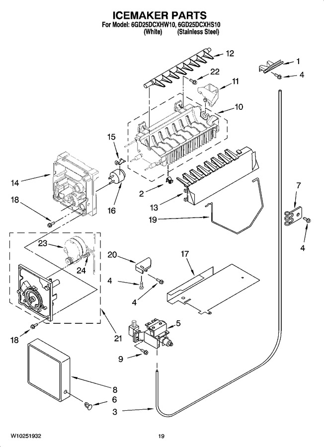 Diagram for 6GD25DCXHW10