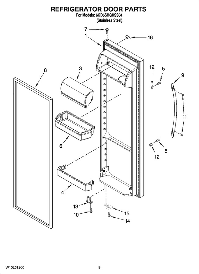 Diagram for 6GD5SHGXSS04