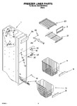 Diagram for 04 - Freezer Liner Parts