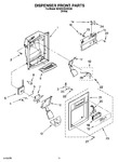 Diagram for 09 - Dispenser Front Parts