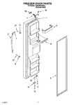 Diagram for 07 - Freezer Door Parts