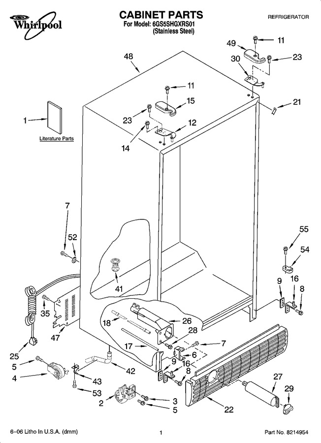 Diagram for 6GS5SHGXRS01