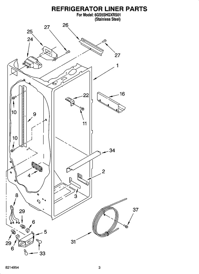 Diagram for 6GS5SHGXRS01