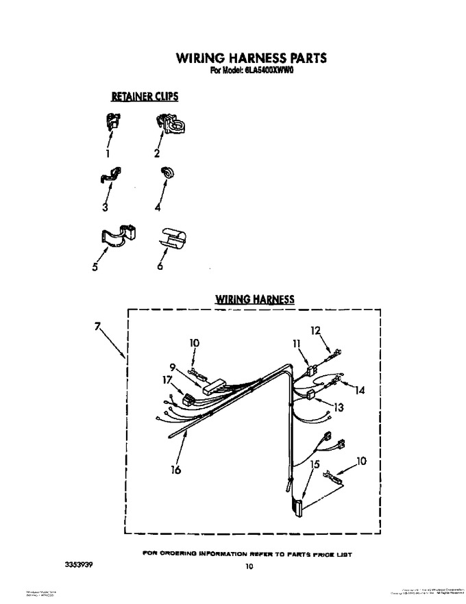 Diagram for 6LA5400XWG0