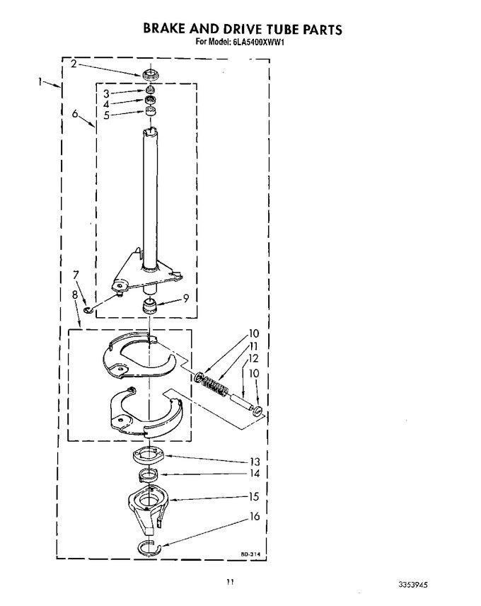 Diagram for 6LA5400XWW1