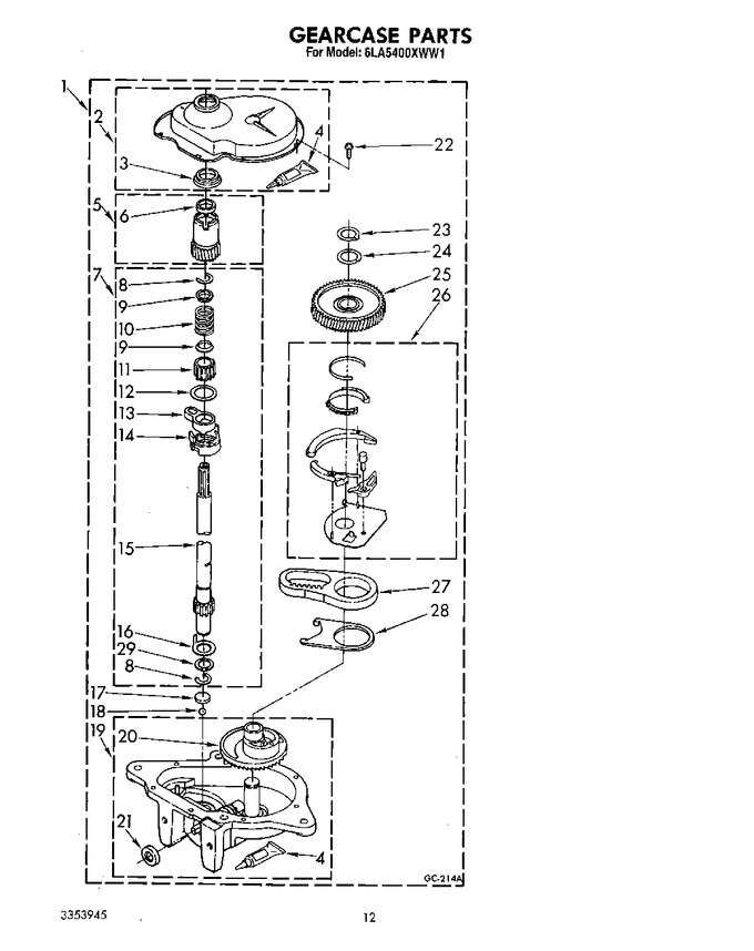 Diagram for 6LA5400XWW1