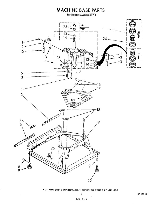 Diagram for 6LA5800XTF1