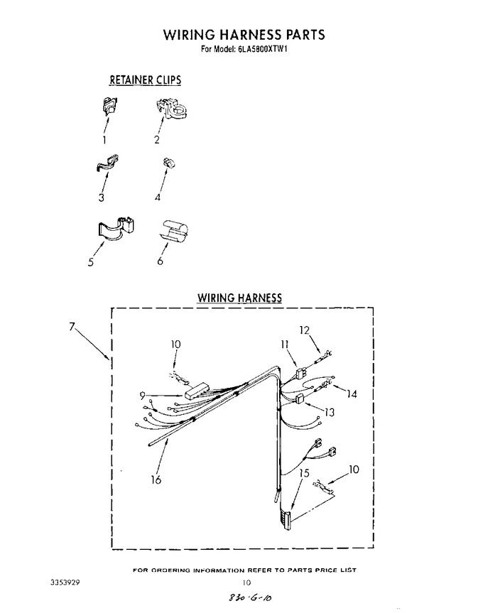 Diagram for 6LA5800XTF1