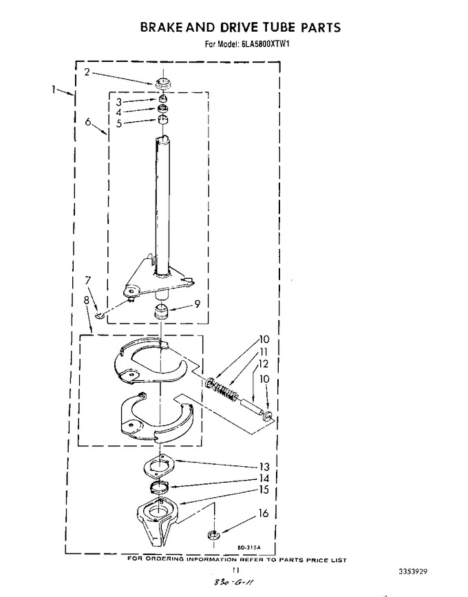 Diagram for 6LA5800XTF1
