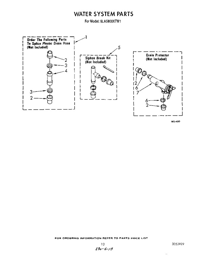 Diagram for 6LA5800XTF1