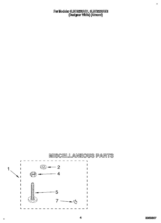 Diagram for 6LSC9255AW1