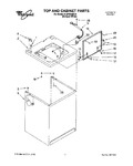 Diagram for 01 - Top And Cabinet