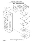 Diagram for 04 - Freezer Liner Parts