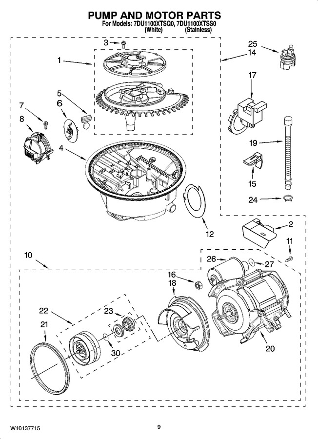 Diagram for 7DU1100XTSQ0