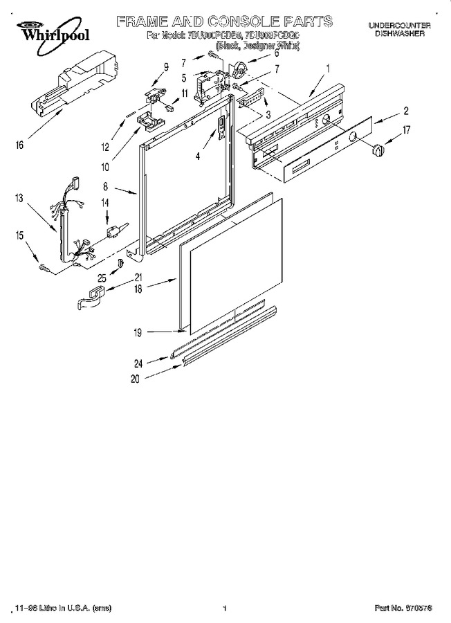 Diagram for 7DU900PCDB0
