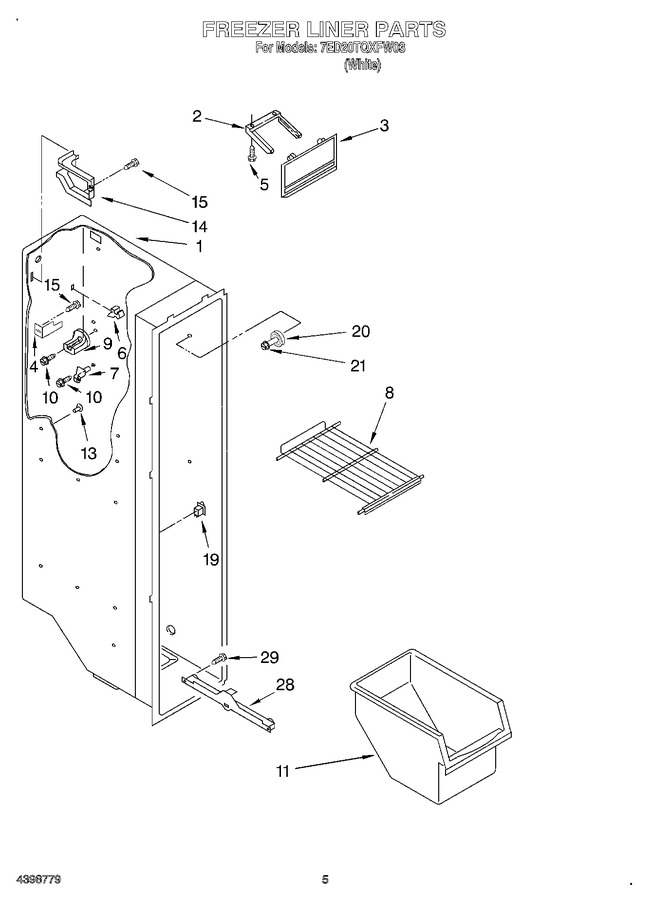 Diagram for 7ED20TQXFW03