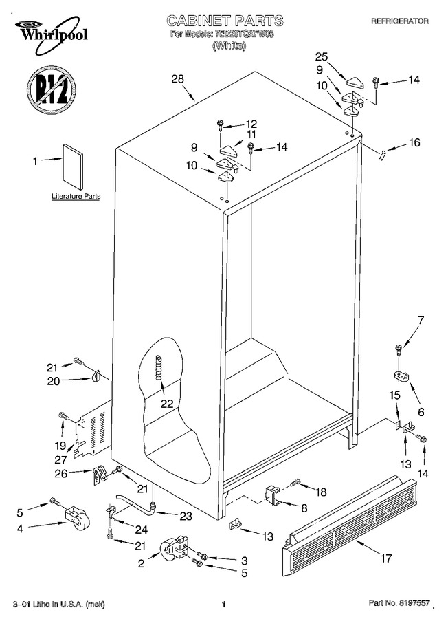 Diagram for 7ED20TQXFW05