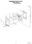 Diagram for 09 - Dispenser Front Parts