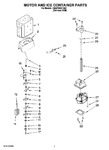 Diagram for 05 - Motor And Ice Container Parts