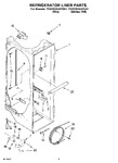 Diagram for 02 - Refrigerator Liner Parts