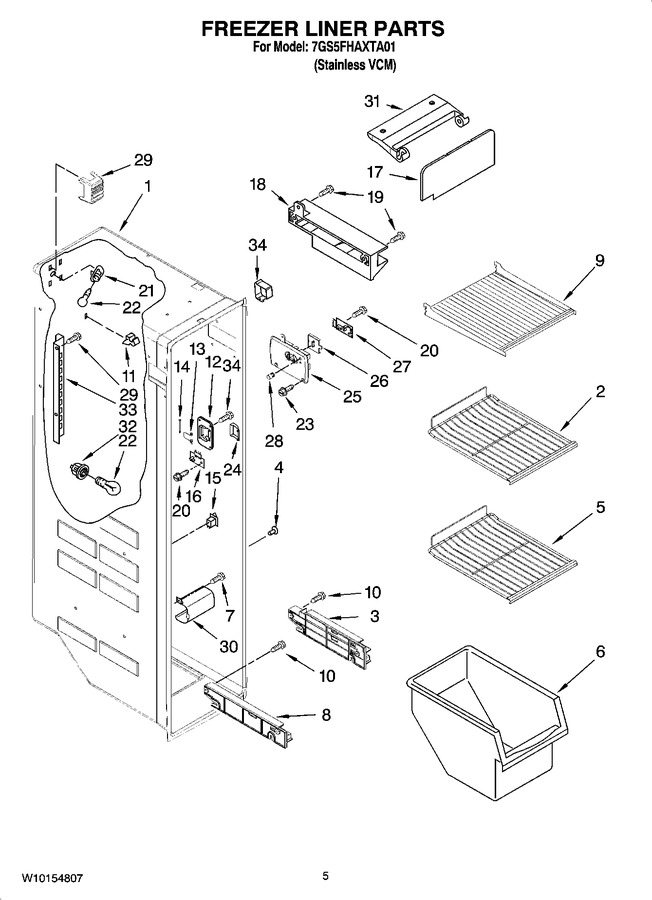 Diagram for 7GS5FHAXTA01