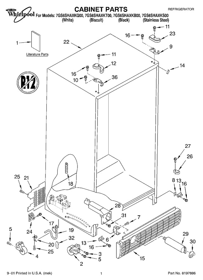 Diagram for 7GS6SHAXKB00