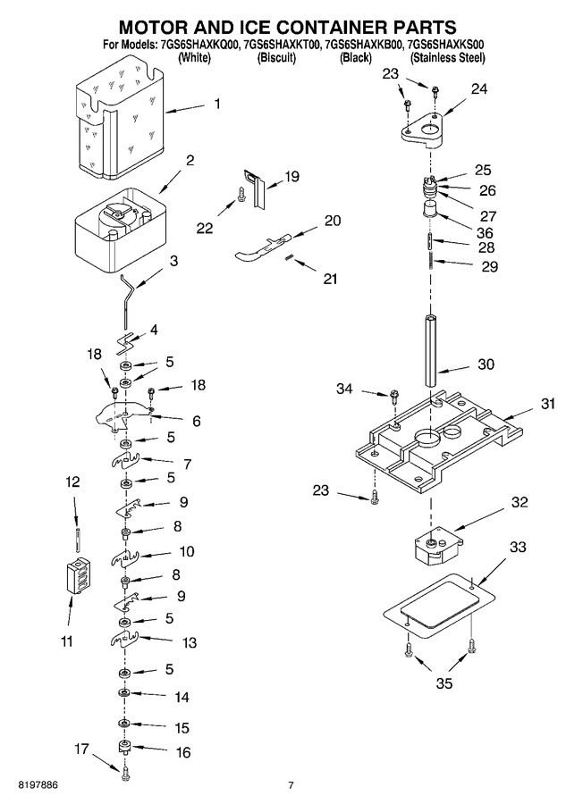 Diagram for 7GS6SHAXKS00