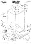 Diagram for 01 - Cabinet Parts