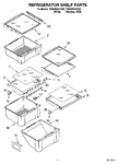 Diagram for 03 - Refrigerator Shelf Parts