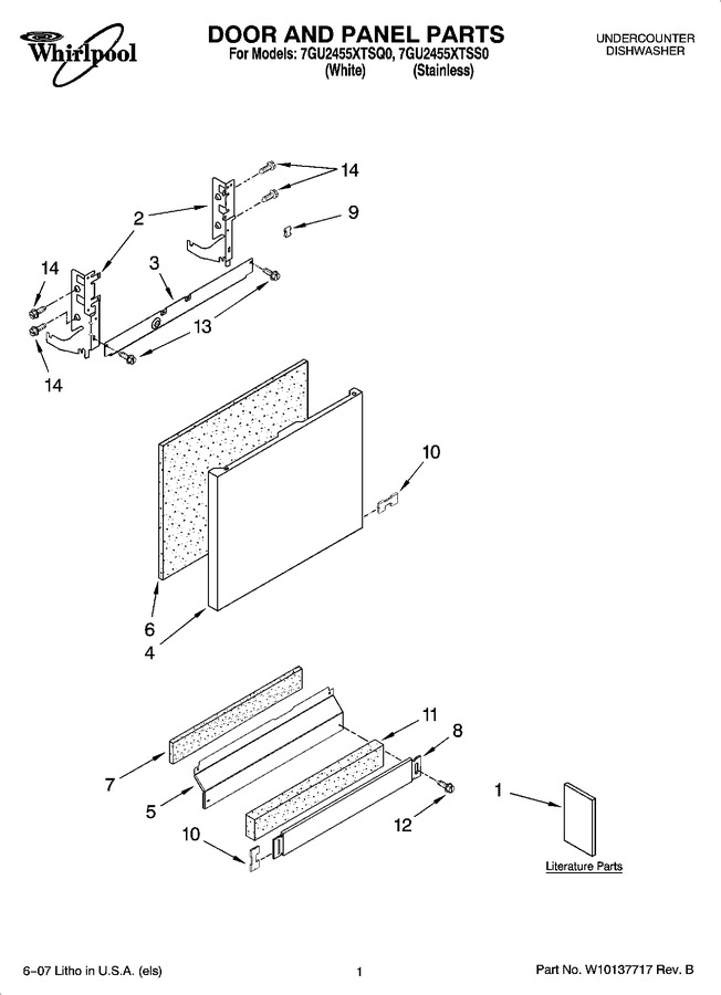 Diagram for 7GU2455XTSS0