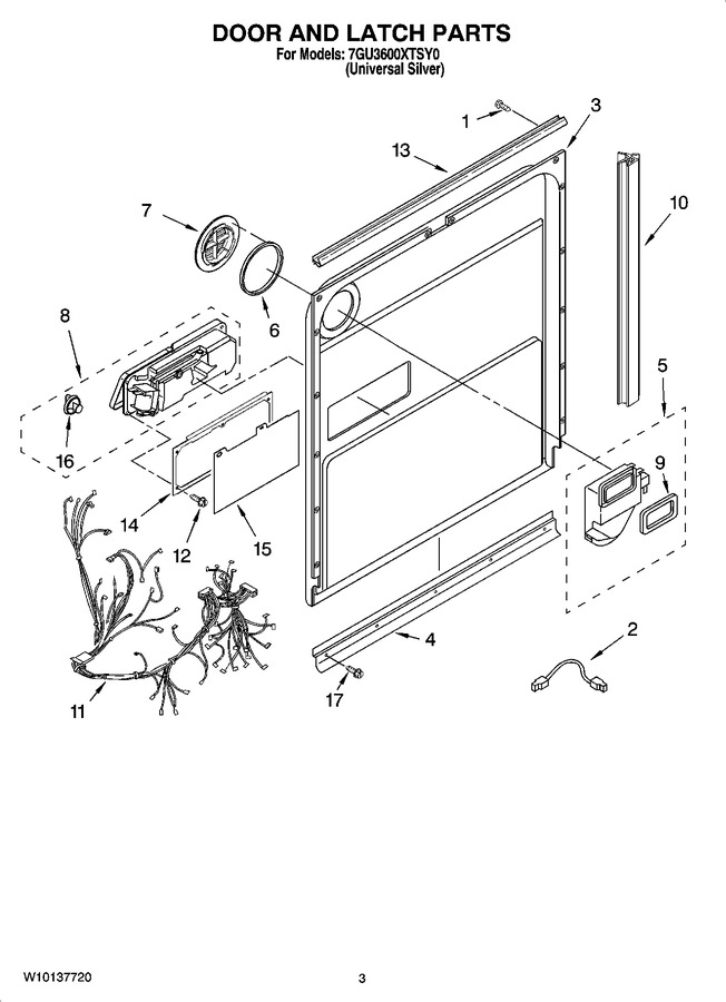 Diagram for 7GU3600XTSY0