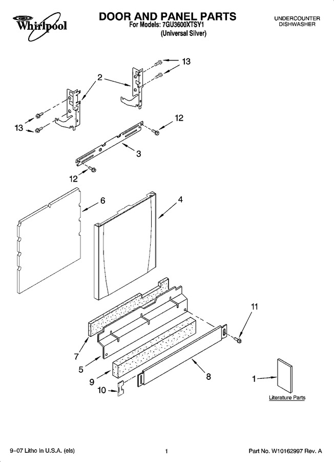 Diagram for 7GU3600XTSY1