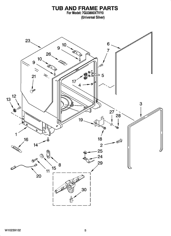 Diagram for 7GU3800XTVY0