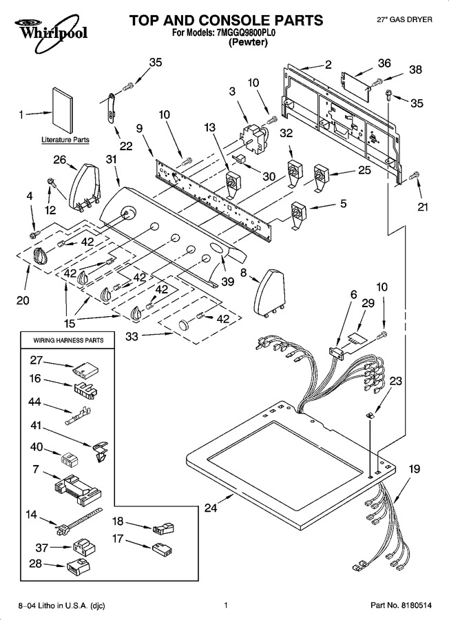 Diagram for 7MGGQ9800PL0