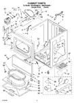 Diagram for 02 - Cabinet Parts