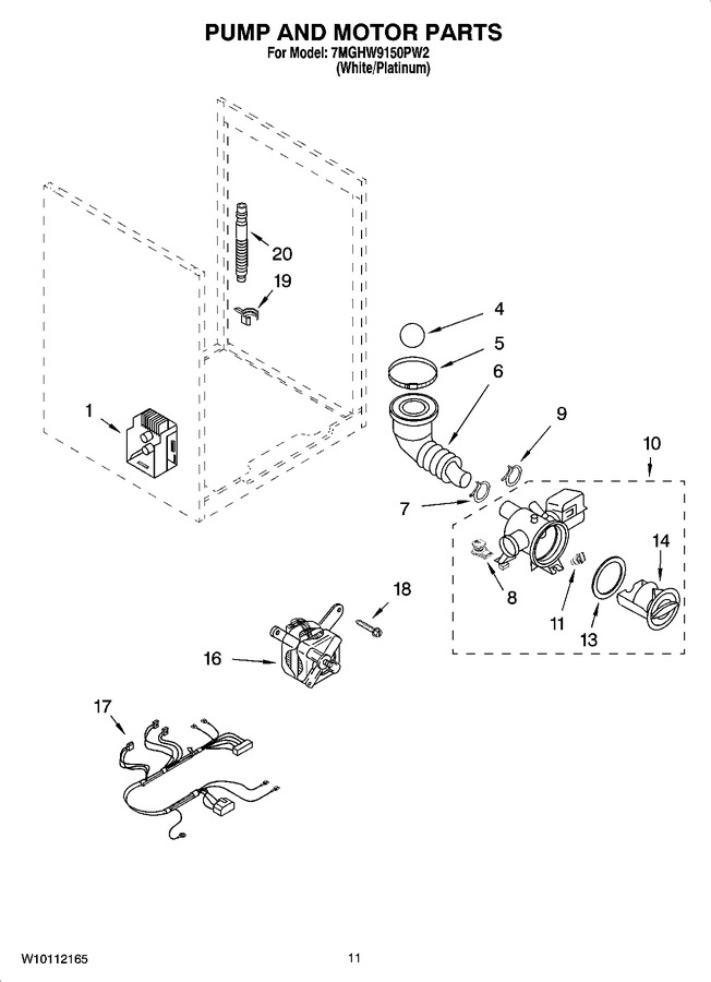 Diagram for 7MGHW9150PW2