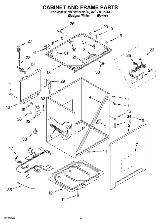 Diagram for 7MGVW9959KQ2
