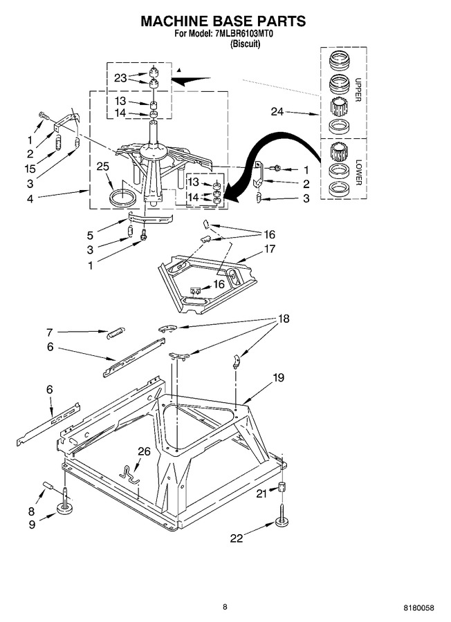 Diagram for 7MLBR6103MT0
