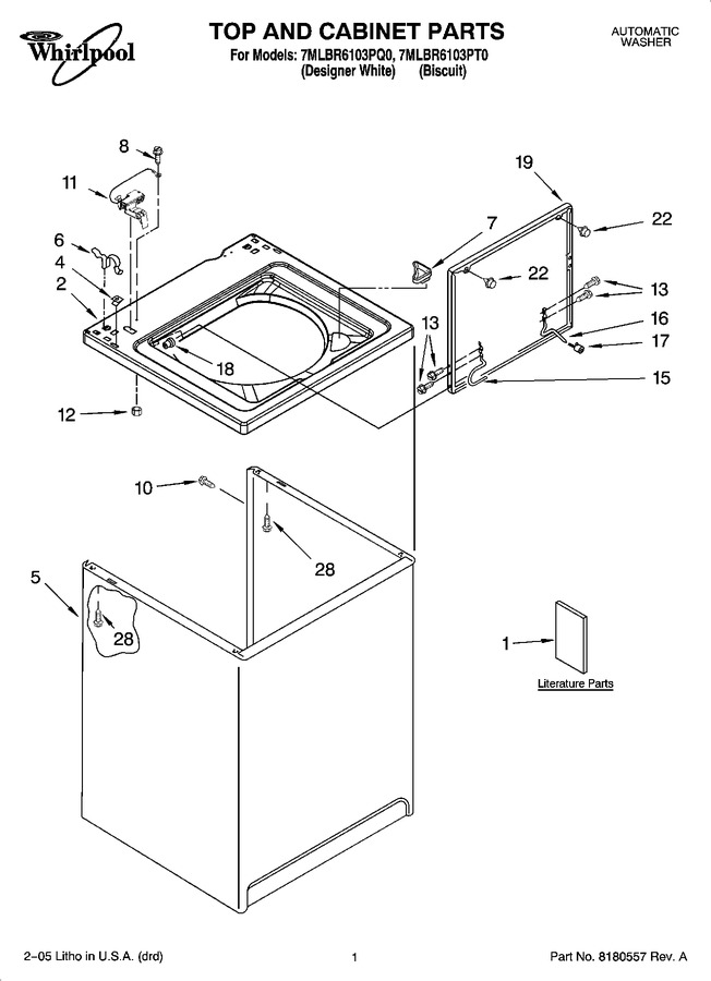 Diagram for 7MLBR6103PQ0