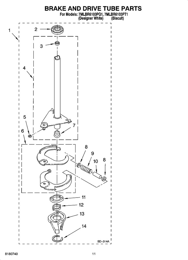 Diagram for 7MLBR6103PT1