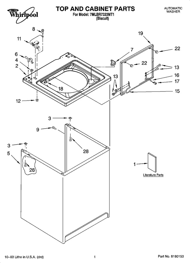 Diagram for 7MLBR7333MT1